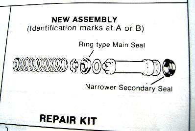 Clutch Master Cylinder Repair Kit [519378 and  519398] ] GRK3005 and GRK3008 ] GRK30058 - Image 2