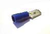 Male Blade 6.3mm Pre-insulated Blue BM6