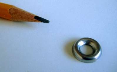 Stainless Steel Cup washer  B post trim No 6 CD24152SS