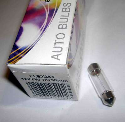 Mk2 Number Plate/Interior Light  Bulb [518447] [GLB254] GLB239