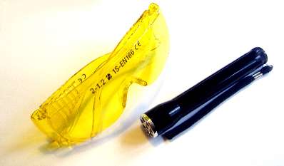 Oil or Coolant Leak Detection  UV torch and Goggles BSL840
